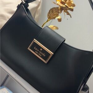 Kate Spade Black Baguette Bag